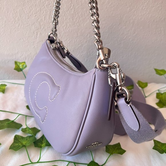 coach Teri Shoulder Bag With Signature Quilting cj608 - Picture 2 of 7